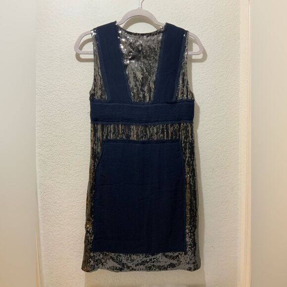 3.1 phillip lim Sequin 100 %Silk/ 100% Sole Dress Size 4 NWOT - Picture 6 of 9